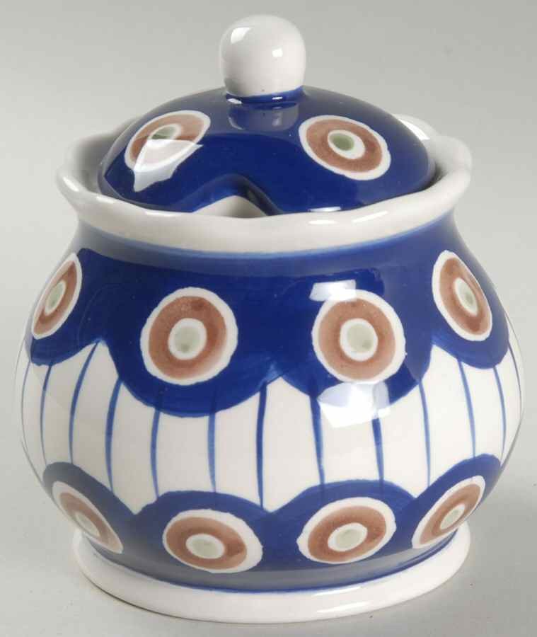 Kent Pottery Circle Sugar Bowl 7819596