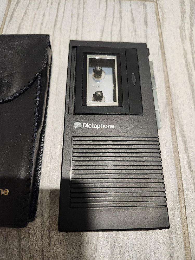 Dictaphone Model 3241 Handheld MicroCassette Tape Player/Recorder Working