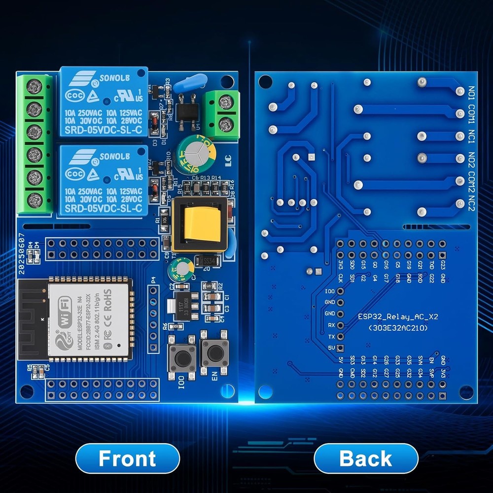 ESP32 ESP32-WM Development Board 2channel WIFI Relay Module DC 5-30V