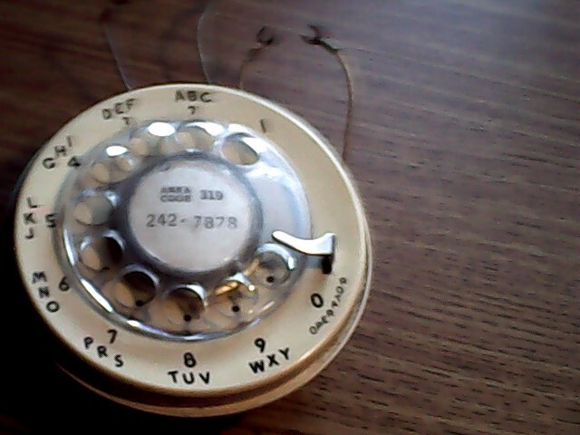W.E    Rotary Phone Dial,For Parts