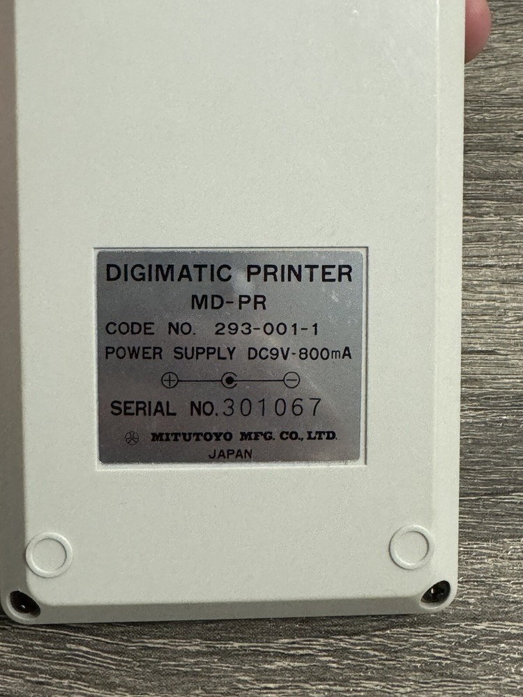 Mitutoyo MD-PR, 239-001-1 Digimatic Printer