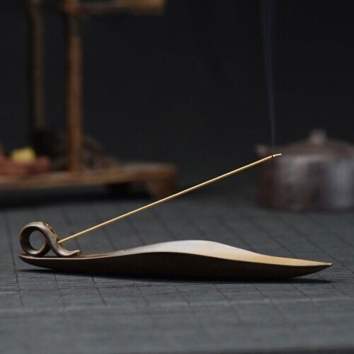 Buddha Leaf Incense Burner Stick Holder - NEW