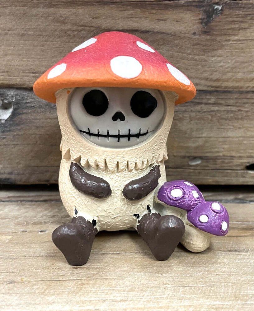 Furrybones Mushroom Resin Figurine