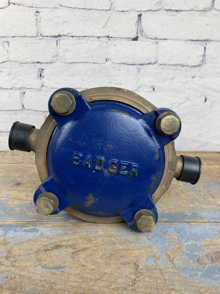 Antique Badger Brass Water Meter