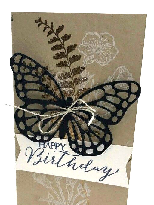 Stampin' Up BUTTERFLIES THINLITS DIES 3pc Set #137360 ALL OCCASION BUTTERFLY