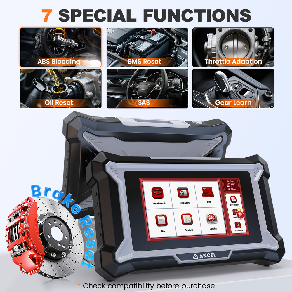 ANCEL DS100 Car Code Reader 4 System Scanner for Fusion Malibu Accord 2012-2018