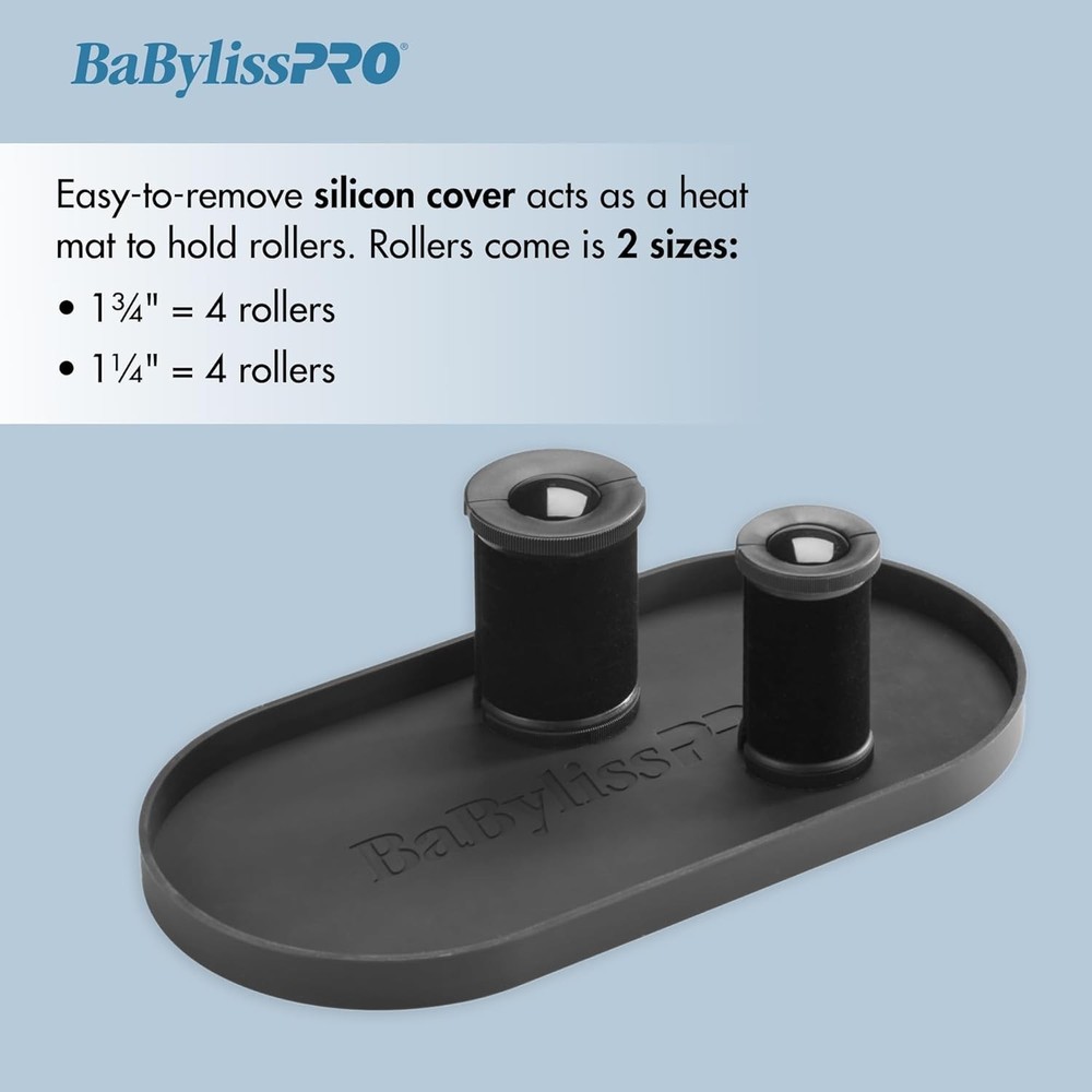BaBylissPRO Nano Titanium Compact Standing Hot Roller Set with Storage Drawer