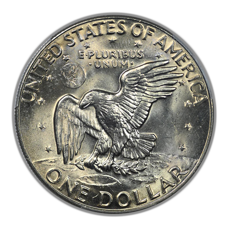 1977-D Clad Eisenhower Ike Dollar $1 PCGS MS66