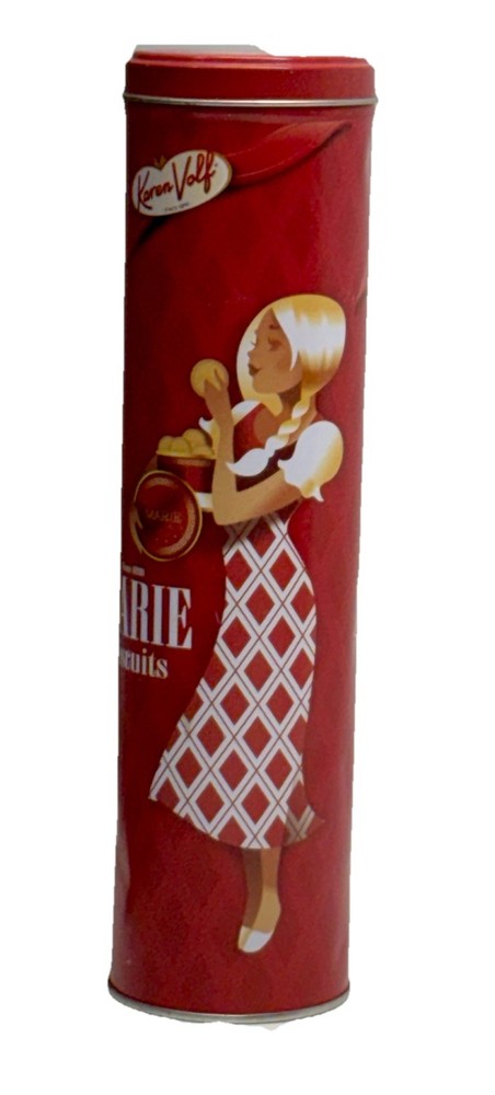 Karen Volf Marie Biscuits Collectible Tin Empty