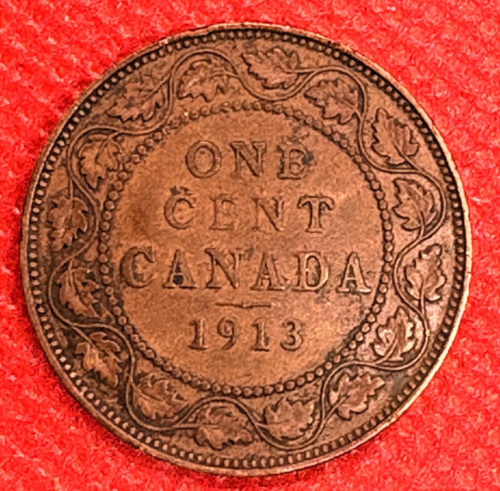 1913 CANADIAN LARGE CENT