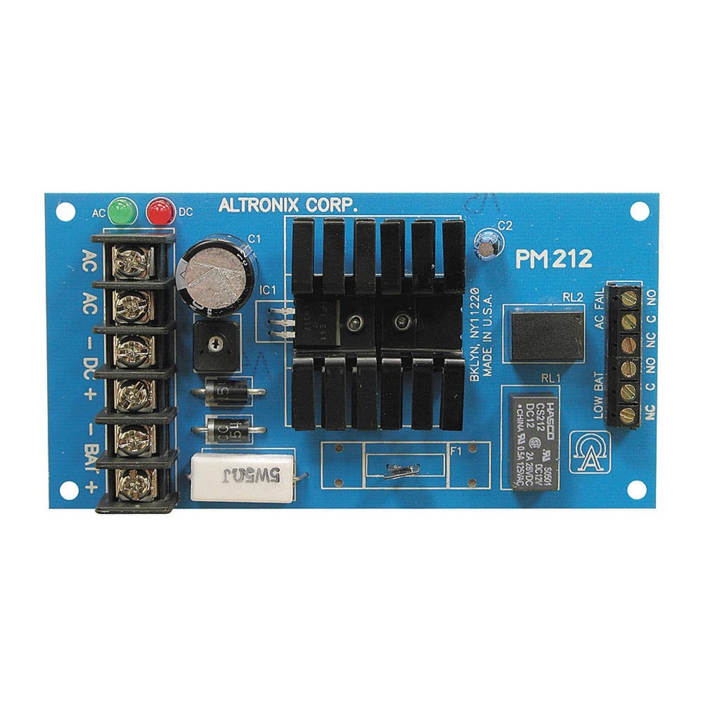 Altronix PM212 Supervised Linear Power Supply/Charger