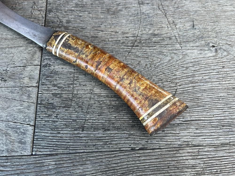 Vintage Estwing 24A Single Bit Camp Axe Hatchet - Leather Wrap Handle - USA