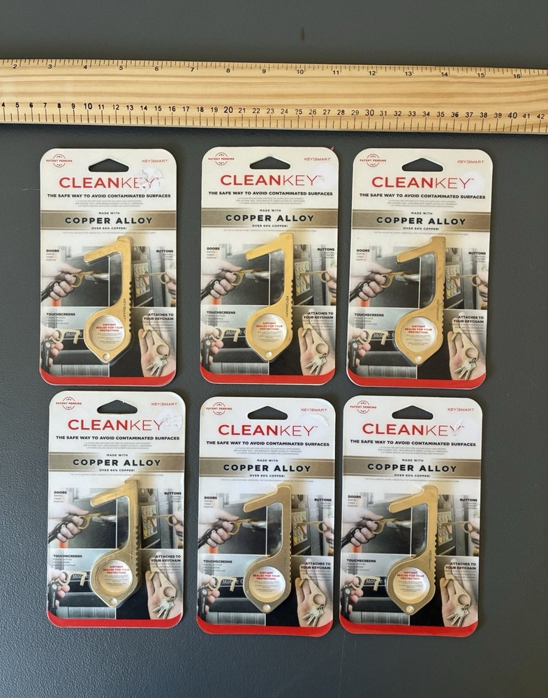 CLEANKEY KEY SMART Copper Alloy Keys 6 PACK (NEW)