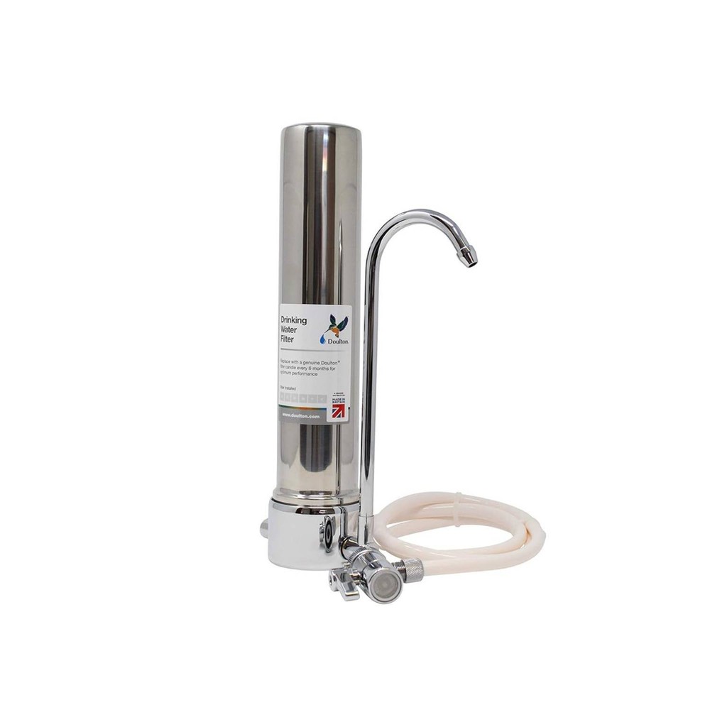 Doulton W9331208 HCS Countertop Water Filter System, Tap Fit 10 in UltraCarb