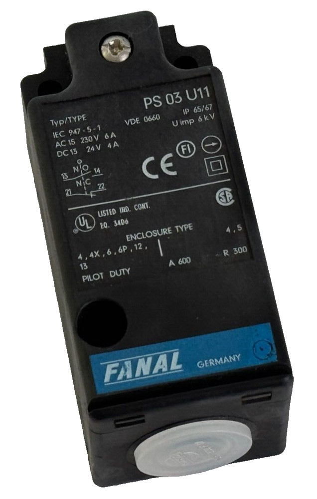 NEW Fanal PS03U11 Limit Switch