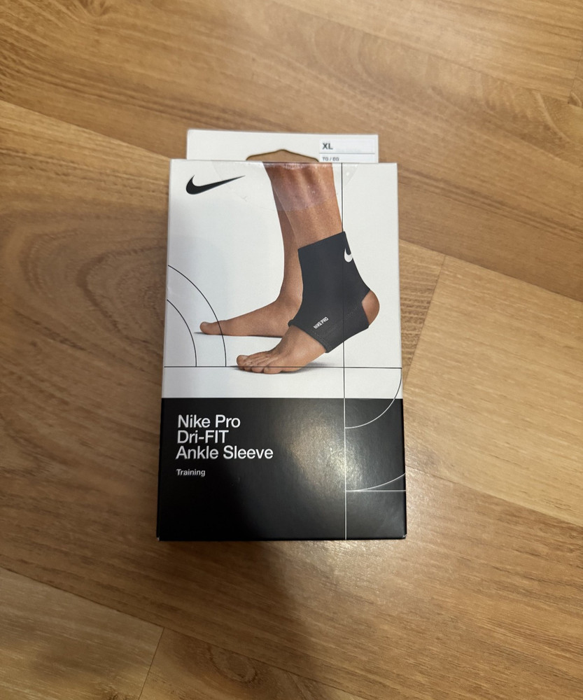 Nike Pro Dri Fit Ankle Sleeve Pull On Lightweight Compression Support Size XL