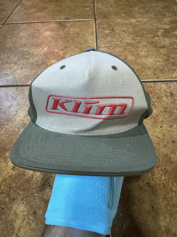 Klim Hat Cap Script Snap Back 3D Logo 110 Flex Fit Tech SnapBack