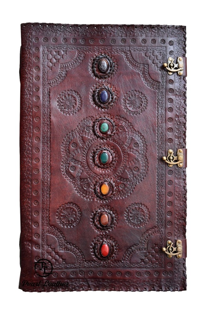 Large leather journal Notebook Diary Blank Pages Personal Bound journals 22x14