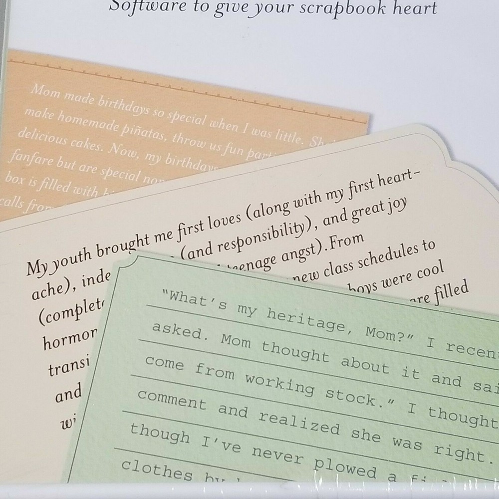 NEW Creating Keepsakes Journaler's Sidekick CD Scrapbooking Software Crafts -G