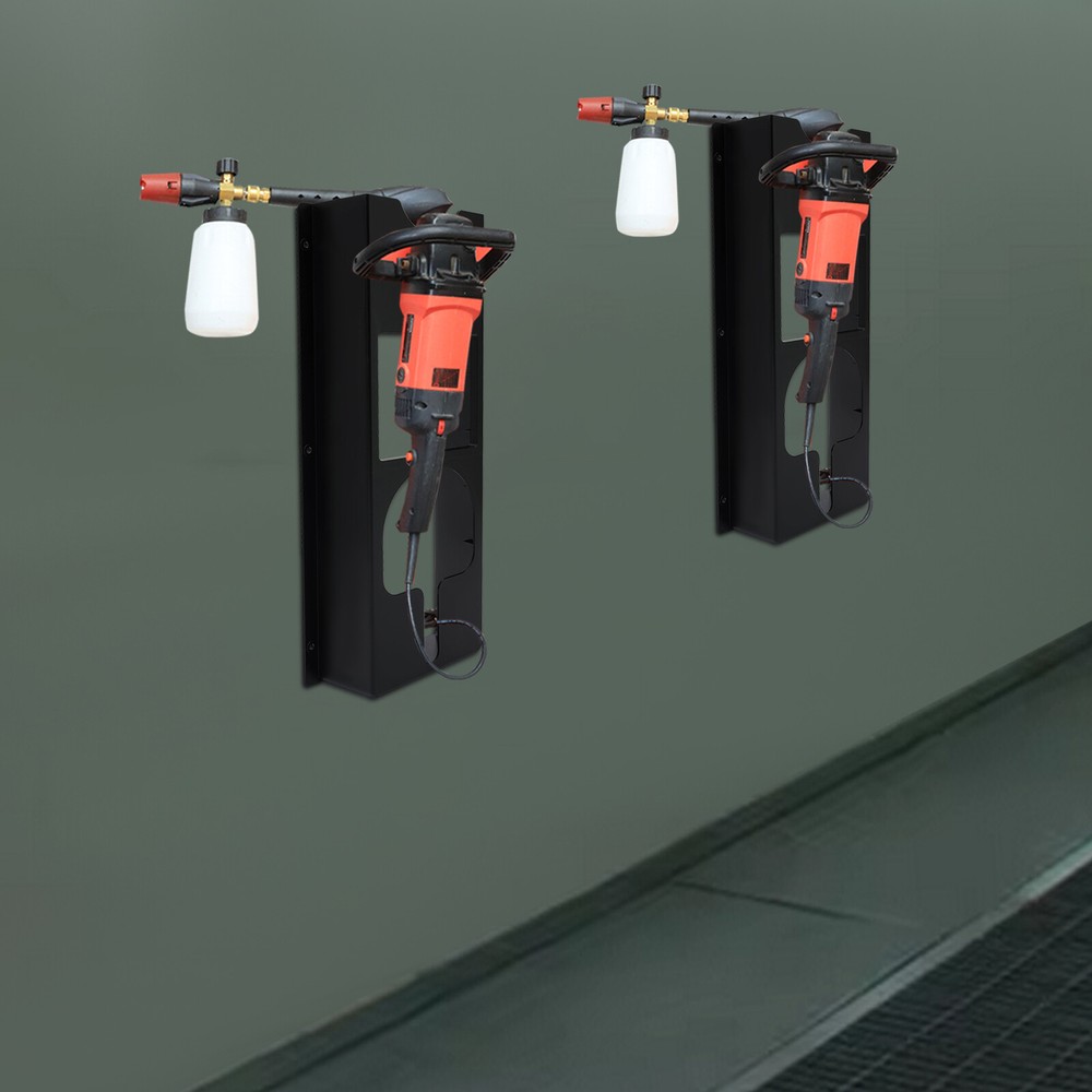 Polisher Holder, Wall-mounted Polisher Holder, 2 PCS Polisher Racks Rectangular