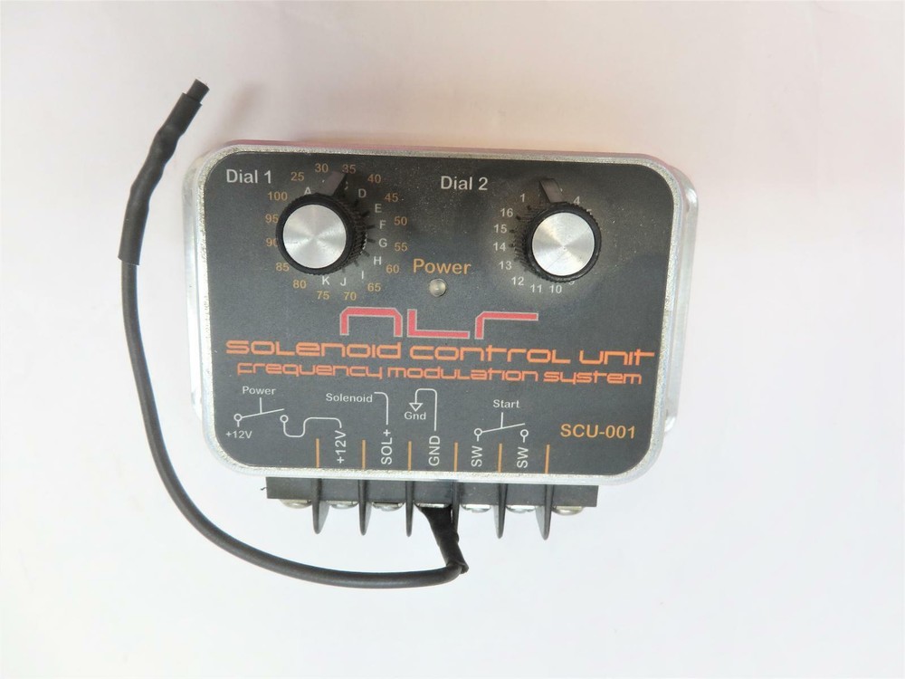 NLR SOLENOID CONTROL UNIT SCU-001 FREQUENCY MODULATION SYSTEM 2 DIALS