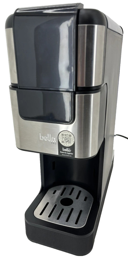 bella PRO Programmable Single-Serve Coffee Maker with Integrated Burr Grinder ,u