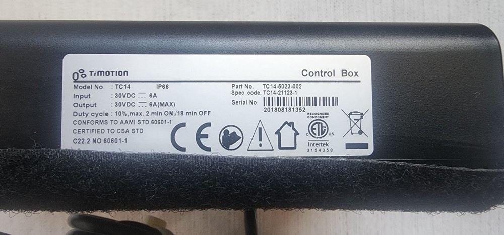 Timotion TC14 Motor Controller 30VDC 10A