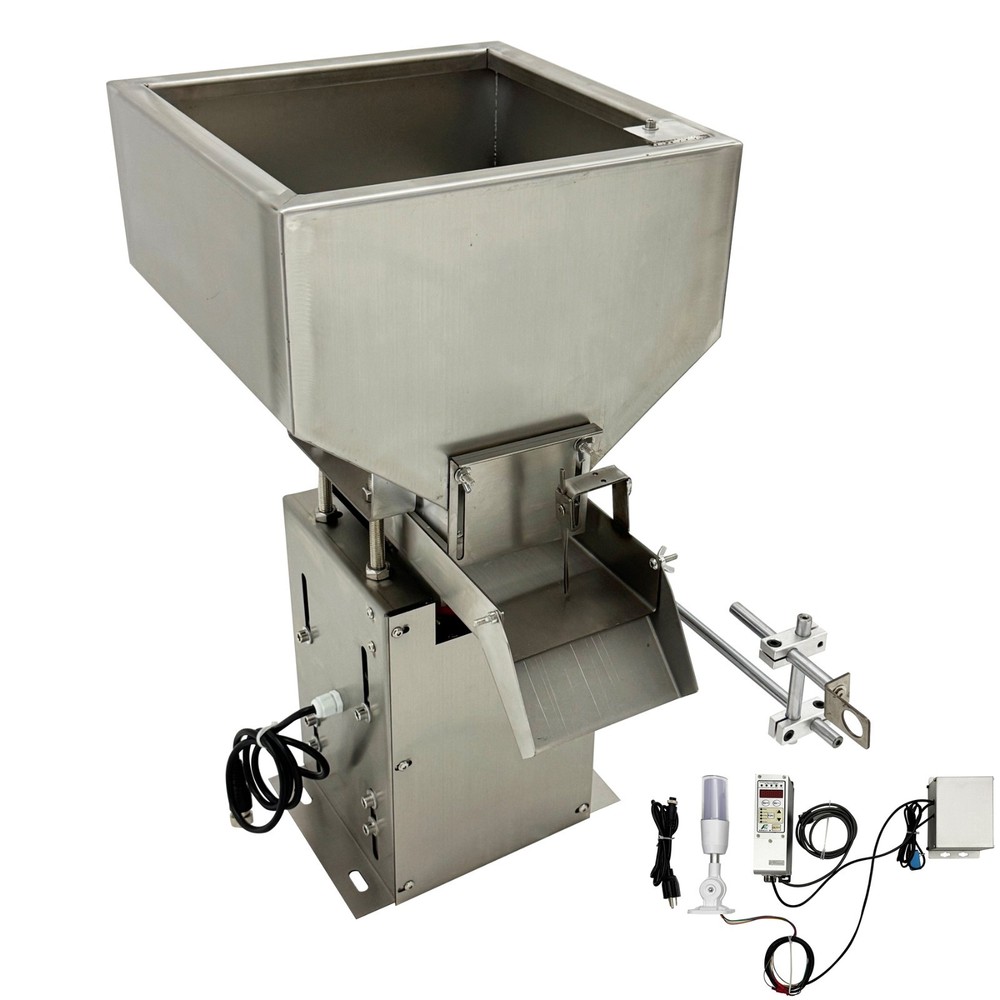 Automatic Disc Vibrating Feeder Square Silo Vibrating Disk Feeding Device 110V