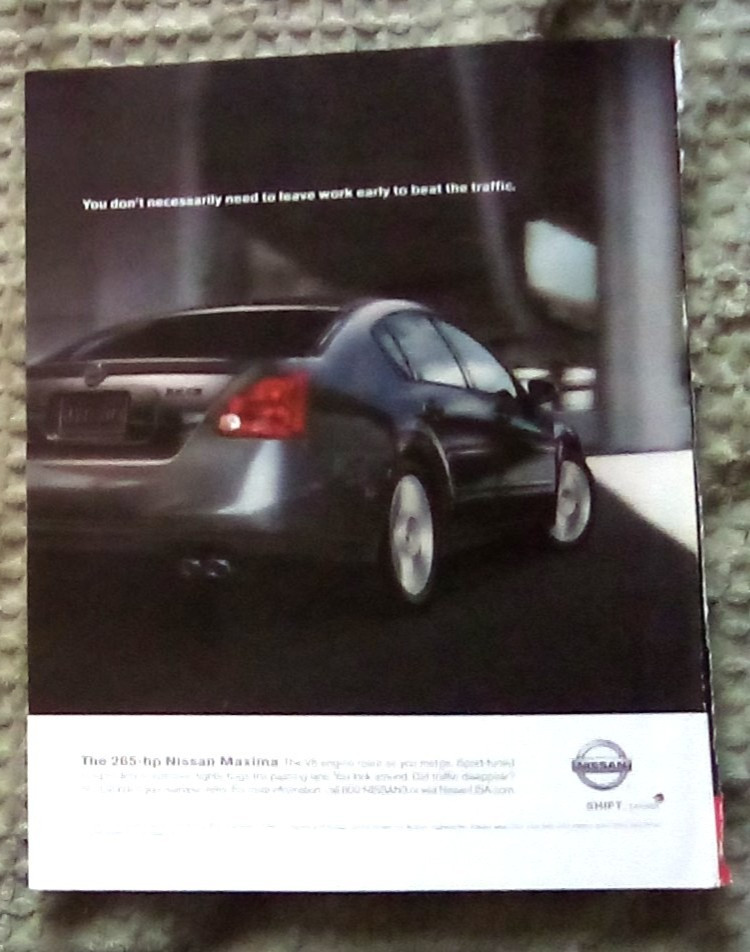 2005 Nissan Maxima Print Ad