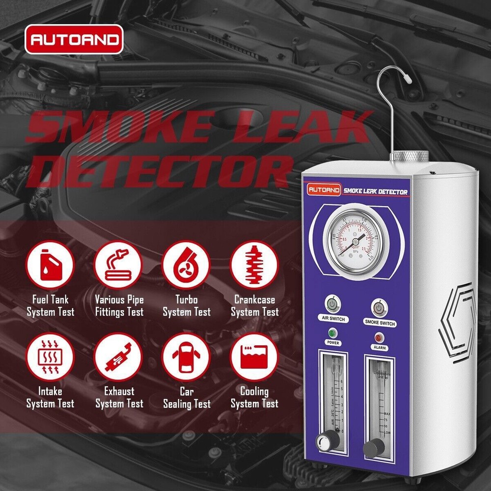 Car EVAP Smoke Machine Diagnostic Emissions Fuel Pipe Cooling System Tester