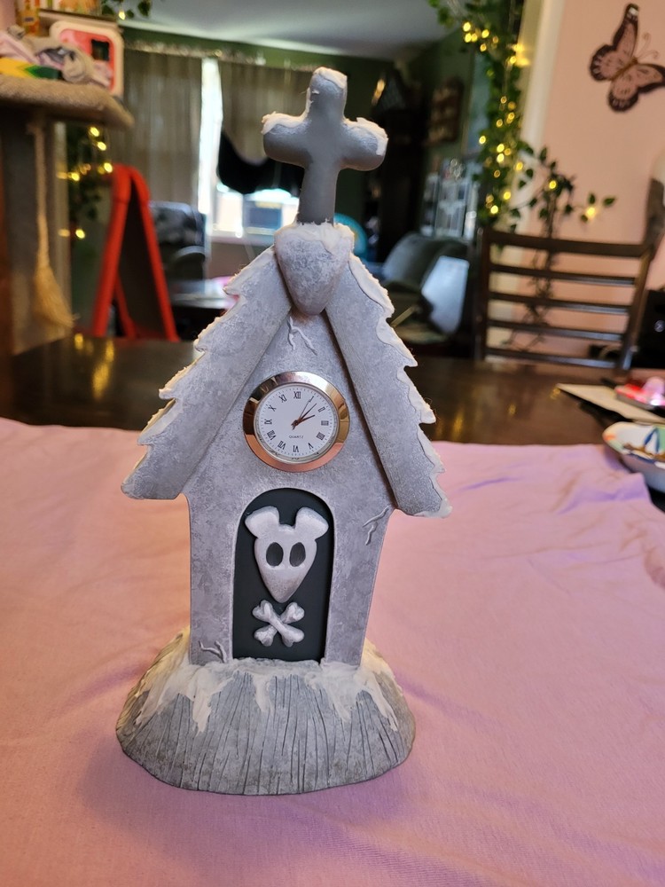 Nightmare before Christmas Zero-inspiried Custom Desk Clock