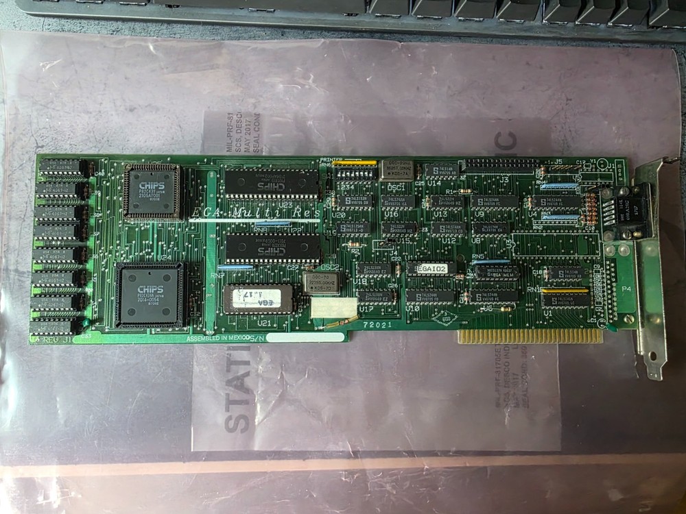 STB Systems EGA MultiRes Video Card - Tested Working