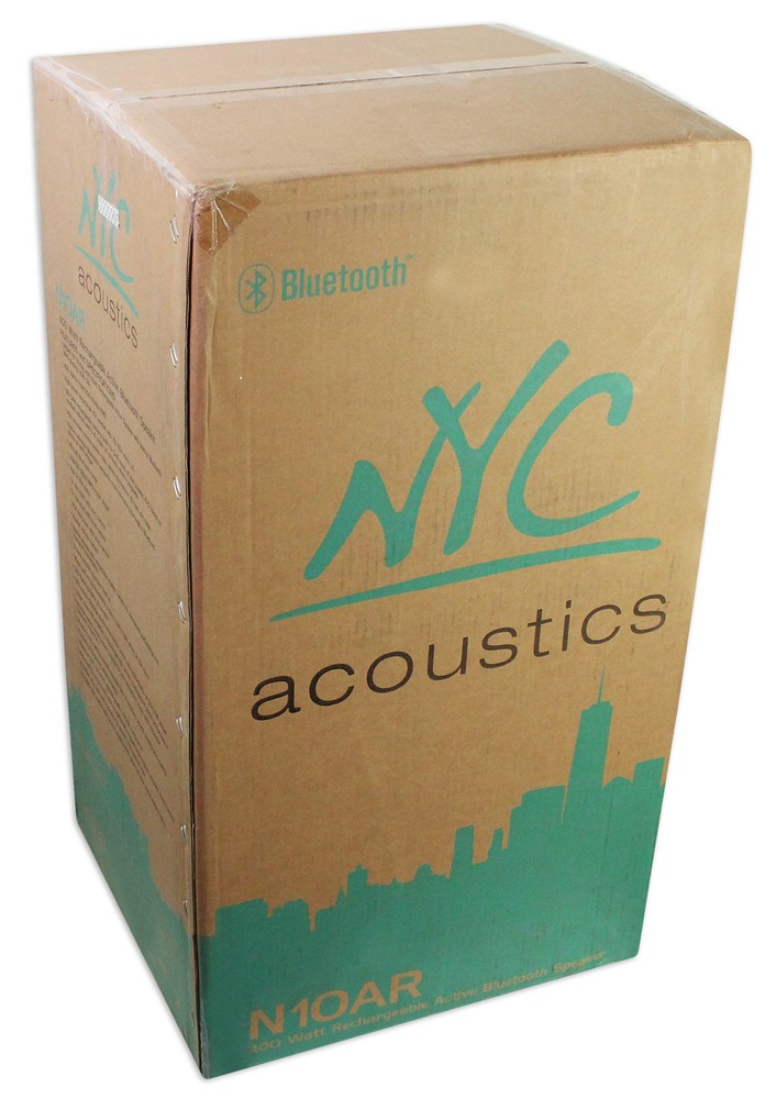 NYC Acoustics 10" Bluetooth Karaoke Machine/System 4 ipad/iphone/Android/Tablet
