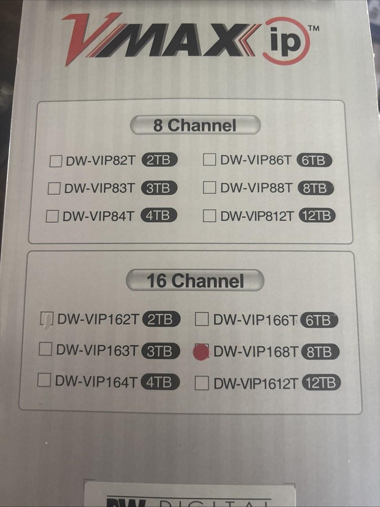 Vmax Ip DW-VIP168T