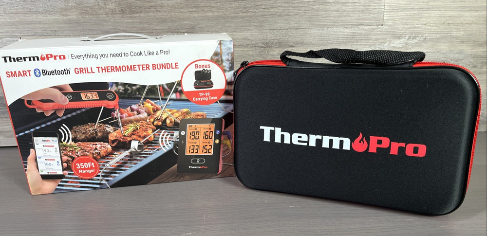 ThermPro Smart Bluetooth Grill Thermometer Bundle NIOB
