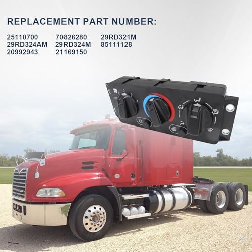 Climate Control Module AC Heater Control Panel Switch Compatible with Mack