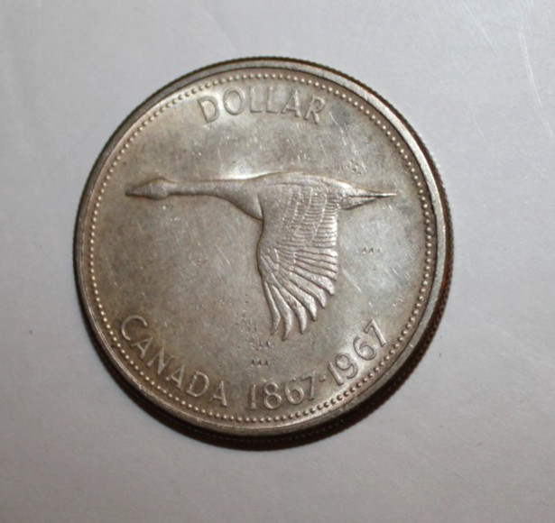 1967 $1 Canada Silver Dollar-100th Anniversary