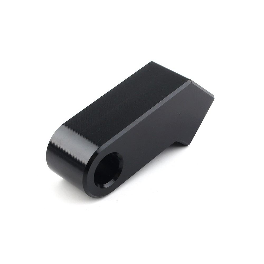 Black Headlight Mounting Block Bracket For Harley Custom Headlight Mount
