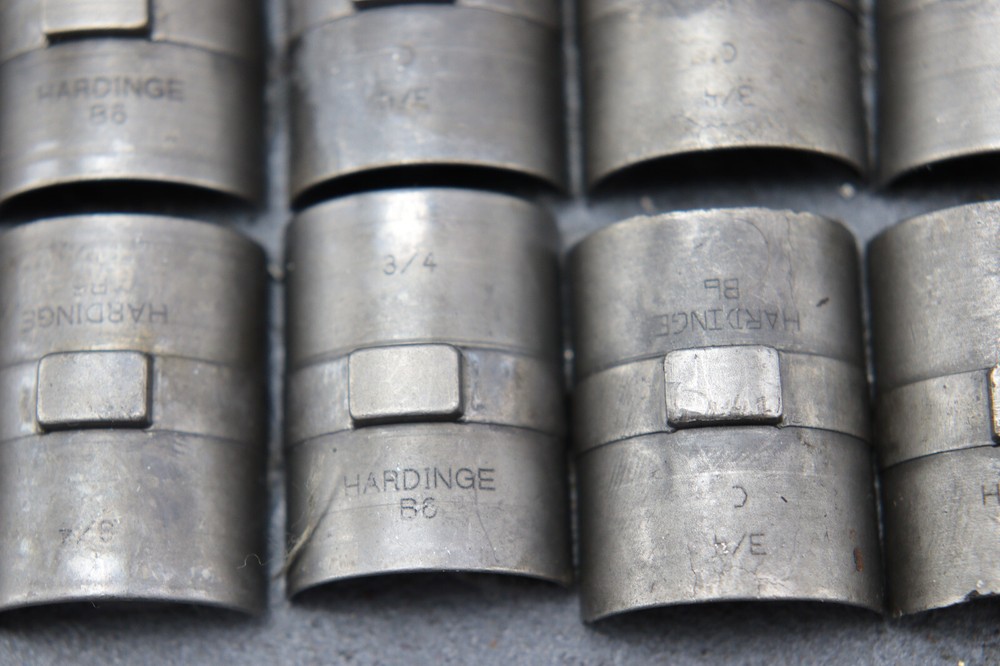 HARDINGE ( 3/4'' HEX ) B6 COLLET PADS READ DESCRIPTION ! LOC5712