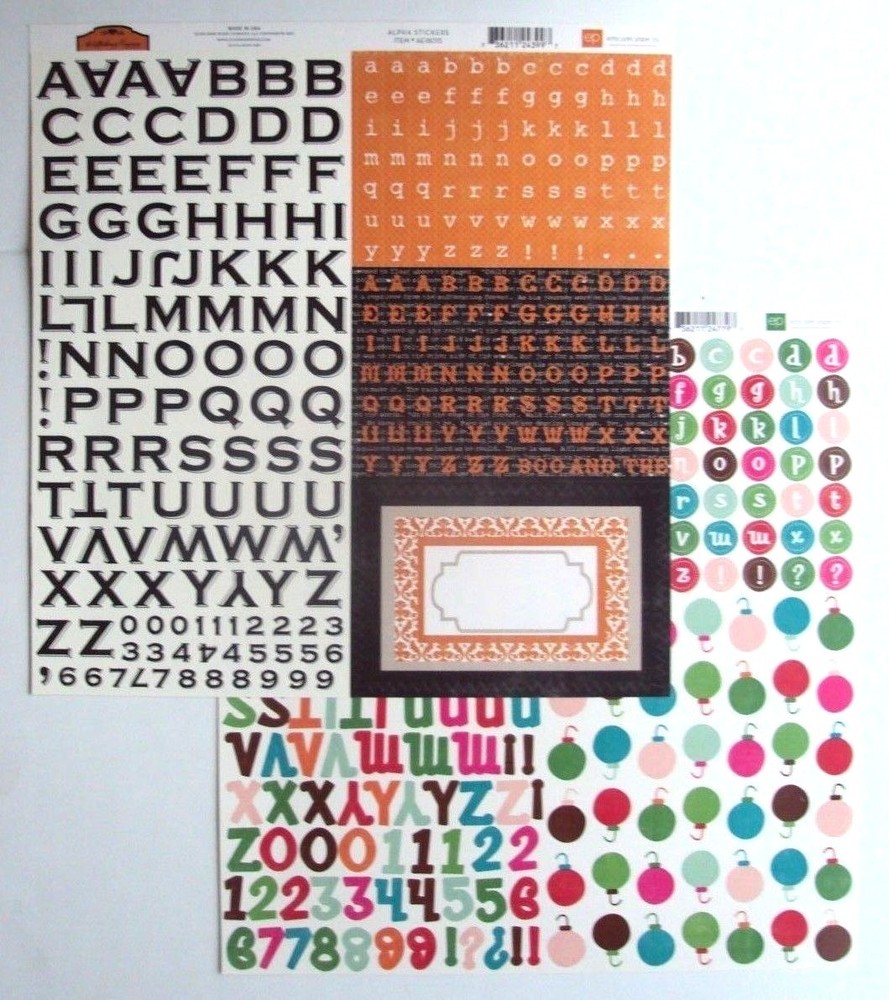 Echo Park Mega Sticker Value Kit #2, NEW