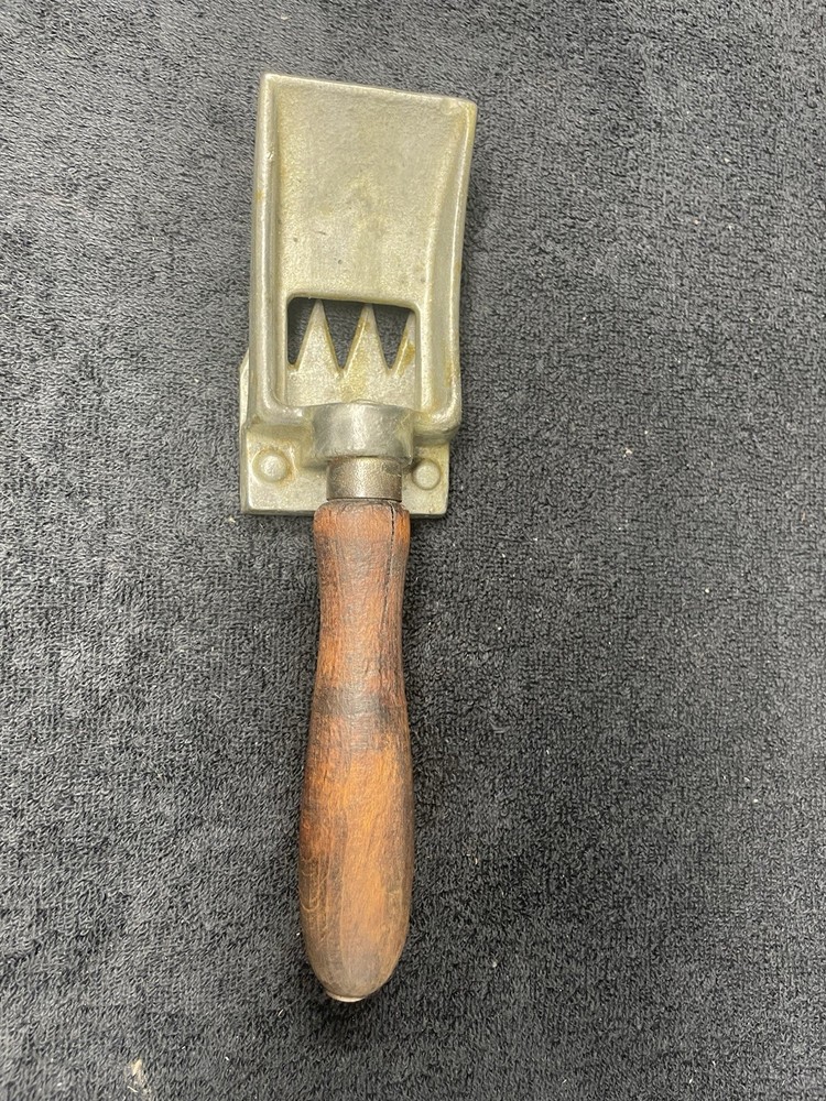 Early Wood Handle Ice Shaver
