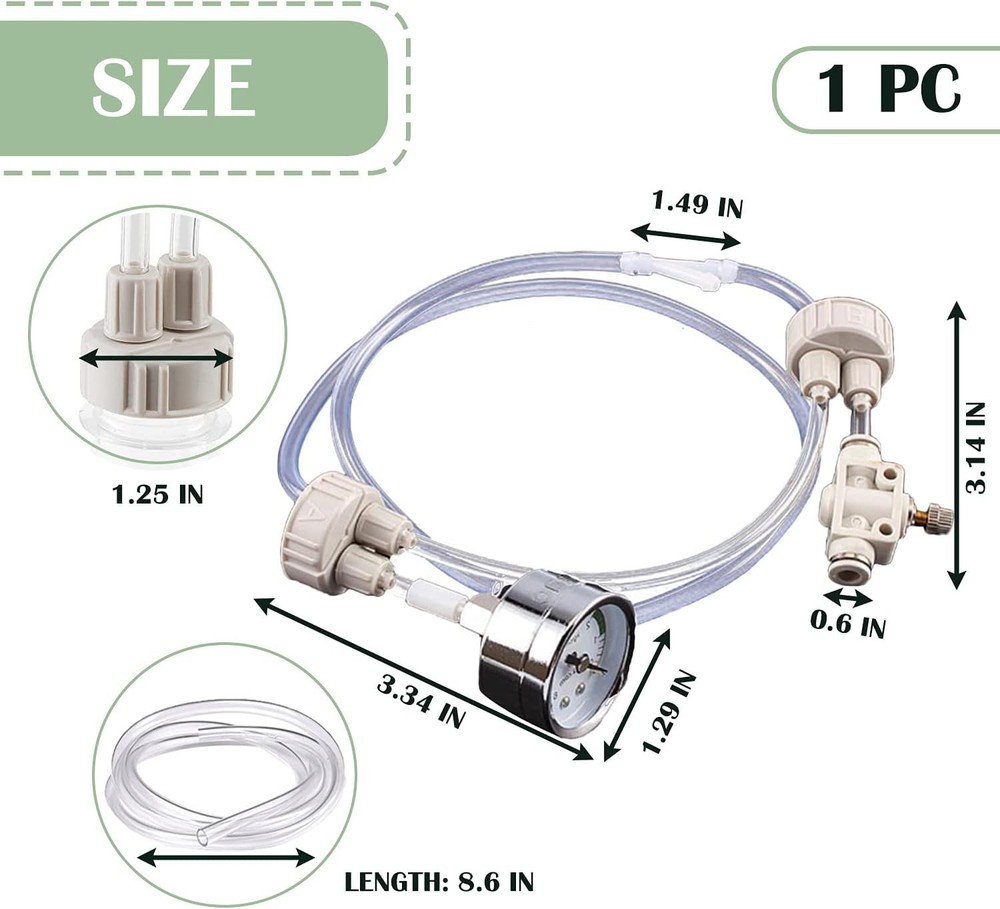 Efficient CO2 Regulator and Diffuser Kit for Sustainable Aquarium Plant Growth