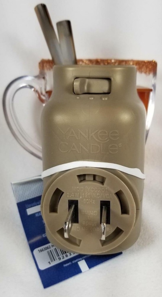 Yankee Candle Scent Plug Base MULLED CIDER Cinnamon Sticks Electric Diffuser