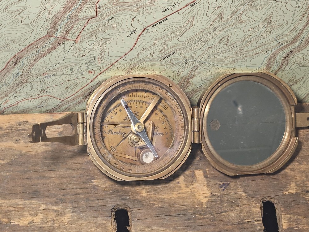 Stanley London Brass Compass