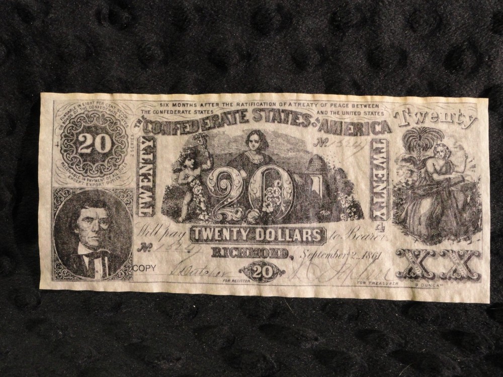 Confederate Currency Notes "Set C"