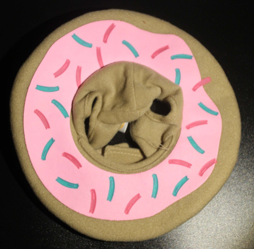 Small Pet Donut Halloween Hat *Size Small*