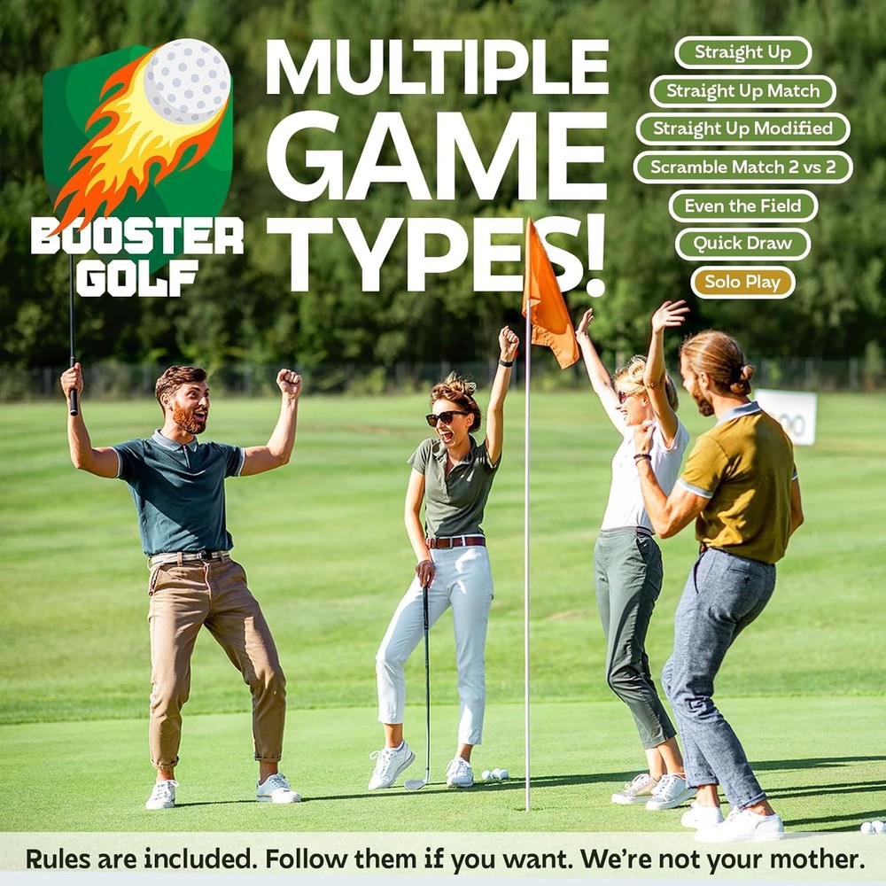 On-Course Golf Game - 100 Interactive Playable Cards - Perfect Gift for...