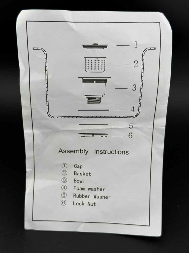 stainless steel sink drain/strainer