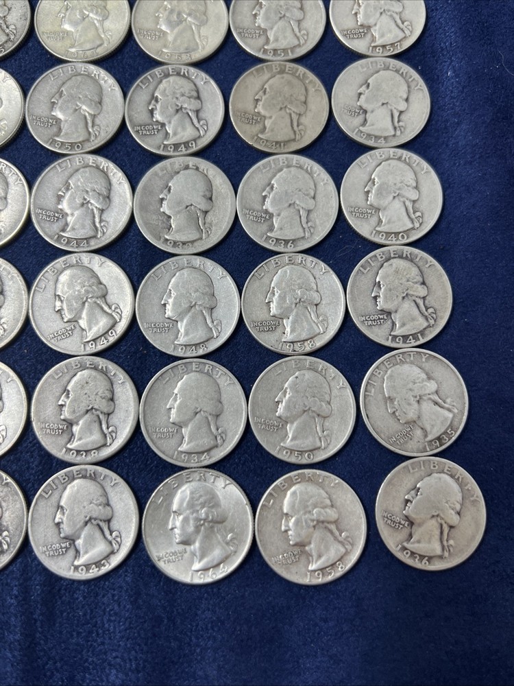 (75) WASHINGTON QUARTERS| 90% SILVER | LOT Z-252