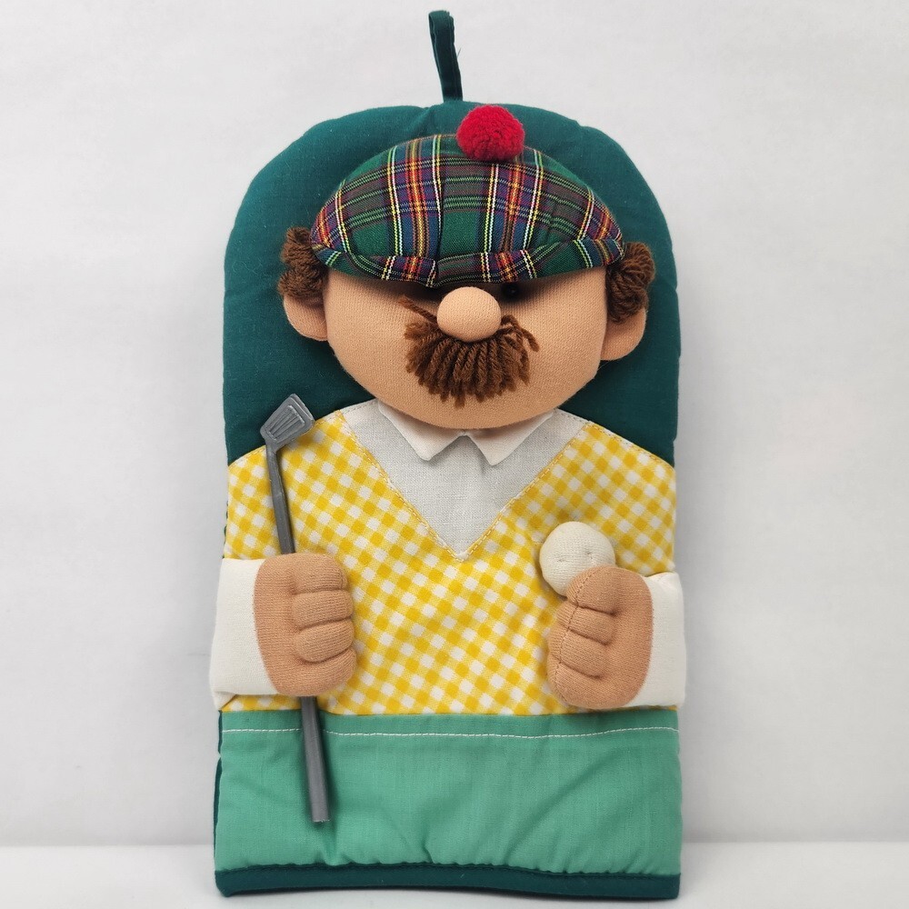 Golfer Oven Mitt Potholder